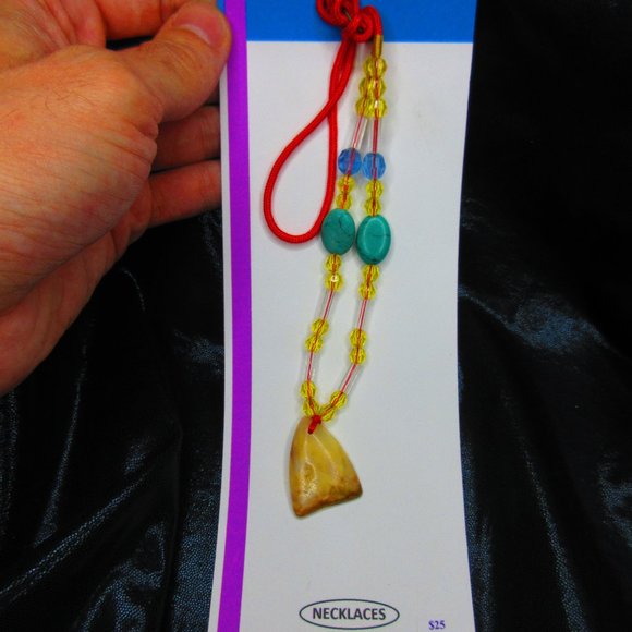 Onyx Continuous 20" Triangular Necklace - Picture 1 of 5